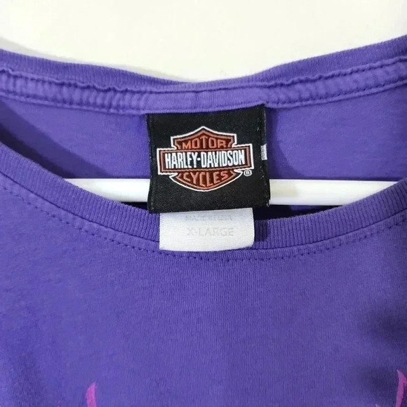 Harley Davidson Cropped tee. Size Xl - Picture 3 of 3